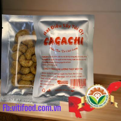 HẠT ĐIỀU SẤY TỎI ỚT CAGACHI 45GR